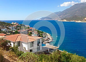 Beach and sea near Kas