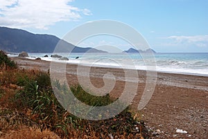 Beach and sea near Kas