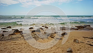 Beach and Sea Panorama Sunshine Coast Australia