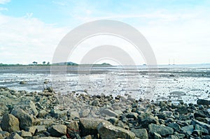 Beach and sea scenery in Dachan Bay, Xixiang