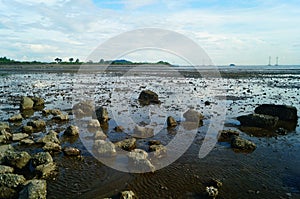 Beach and sea scenery in Dachan Bay, Xixiang