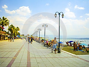 Beach seashore summer season tourizm sand sea sun