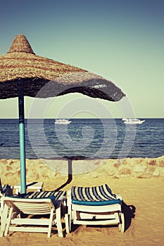 Beach in Sharm al-Sheikh