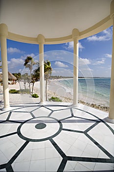 Beach side gazebo