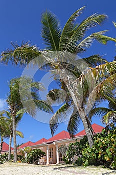 Beach side villa at St. Jean Beach in St Barts