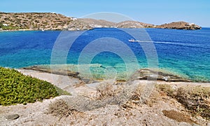 Beach at Sifnos island Greece photo