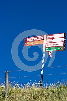 Beach sign