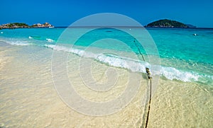 Beach of Similan Koh Miang Island in national park, Thailand photo