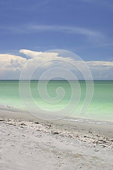 Beach and Sky Scene