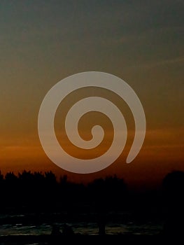 Beach sky in tje night