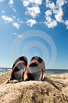 Beach slippers