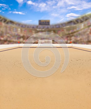 Beach Soccer Arena and Copy Space
