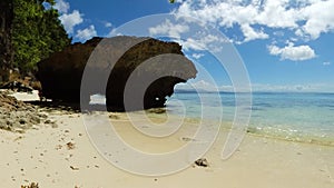 Beach in Sohoton Cove, Bucas Grande. Surigao del Norte, Philippines.