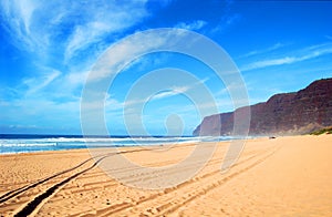 Beach Solitude at Polihale State Park