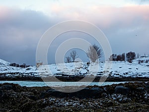 Beach at Sommaroya, Kvaloya, Norway