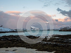 Beach at Sommaroya, Kvaloya, Norway