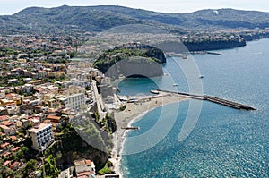 Beach in Sorrento Coast. Italy