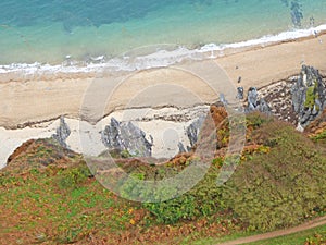 Beach on the South Devon Coast