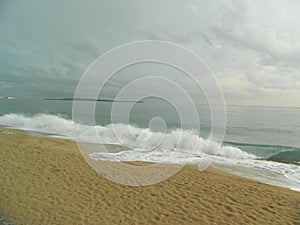 The beach from the southern part of france around Nice