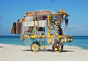 Beach Souvenir Seller on Varadero Cuba