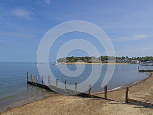 Beach at St Helen`s Duver Isle of Wight