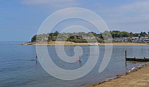 Beach at St Helen`s Duver Isle of Wight