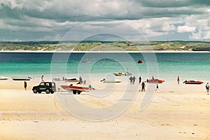 Beach At St Ives