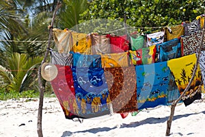 Beach stall on Diani Beach, Kenya