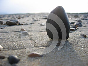 Pláž kameň 