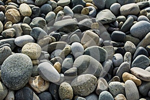 Beach stones texture