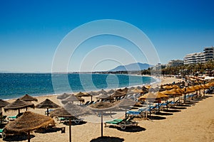 Beach in Marbella. photo