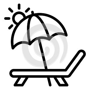 Beach, sunbathe Vector Icon which can easily edit Beach, sunbathe Vector Icon which can easily edit