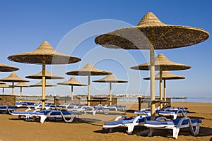 Beach on a sunny day.