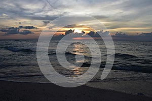 Beach Sunset and beautiful cloudscap