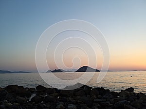 Beach sunset evening morning sky dawn dusk composure nature bay