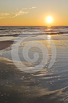 Beach sunset Florida Pan Handle