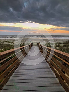 Beach sunset on Hilton head Island