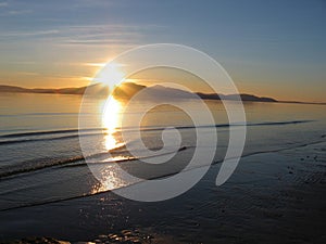 Beach Sunset @ isle of Arran, Scotland