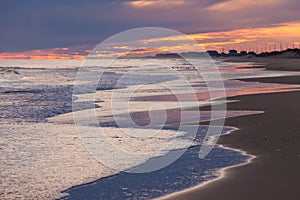 Beach Sunset Outer Banks OBX North Carolina USA