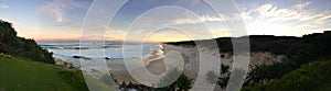 Beach Sunset Panorama