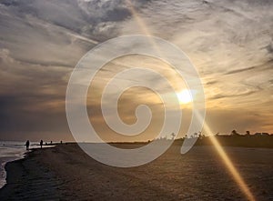 Beach Sunset on Sanibel Island, Florida