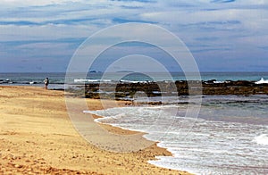 Beach Surf Sand Rocks