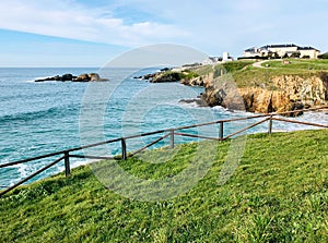 Beach in Tapia de Casariego, Asturias - Spain