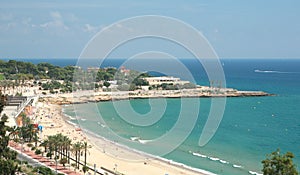 A beach in Tarragona, Spain