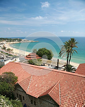 A beach in Tarragona, Spain