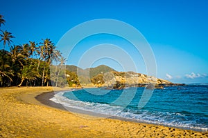 Beach in Tayrona National Park, Colombia photo