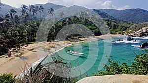 Beach in Tayrona National Park photo