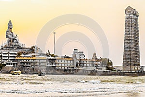 A beach temple at MURUDESHWAR