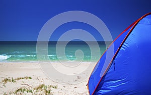 Beach and tent