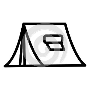 Beach tent  Isolated Vector Icon which can easily modify or edit